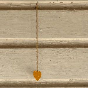 Yellow Heart Necklace